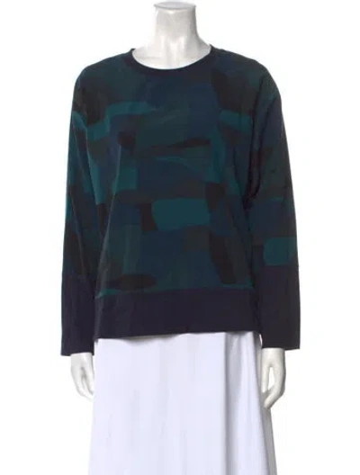 Pre-owned Louis Vuitton 2014 Printed Sweatshirt In Blue