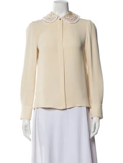 Pre-owned Louis Vuitton 2014 Rw142b F6bl49spm Blouse In Neutral