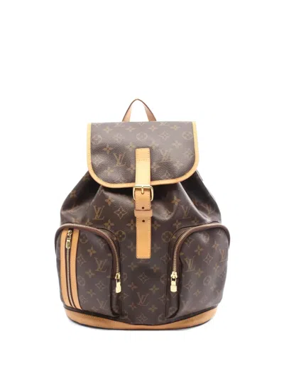 Pre-owned Louis Vuitton 2014 Sac À Dos Bosphore Monogram Backpack In Brown