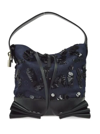 Pre-owned Louis Vuitton 2014 Spotlight Pm Handbag In Blue