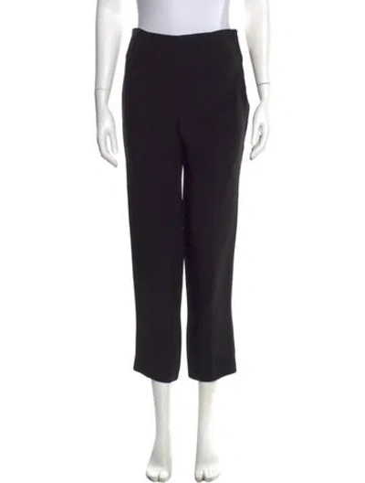 Pre-owned Louis Vuitton 2014 Straight Leg Pants In Black