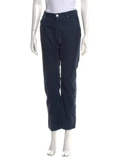Pre-owned Louis Vuitton 2014 Straight Leg Pants In Blue