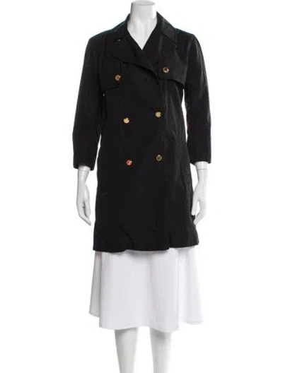 Pre-owned Louis Vuitton 2014 Trench Coat In Black