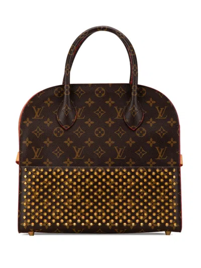 Pre-owned Louis Vuitton 2014 X Christian Louboutin Iconoclast Tote Handbag In Brown