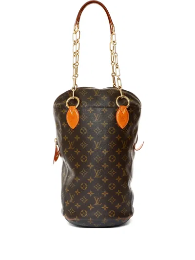 Pre-owned Louis Vuitton 2014 X Karl Lagerfeld Punching Bag In Brown