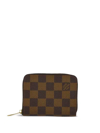 Pre-owned Louis Vuitton 2014  Zippy Coin Purse In Brown