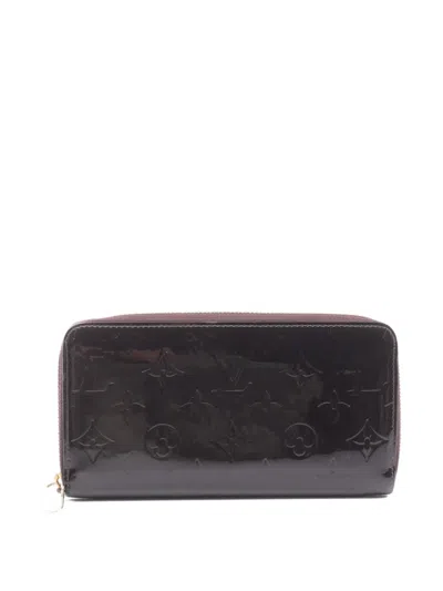 Pre-owned Louis Vuitton 2014 Zippy Monogram Vernis Wallet In Purple