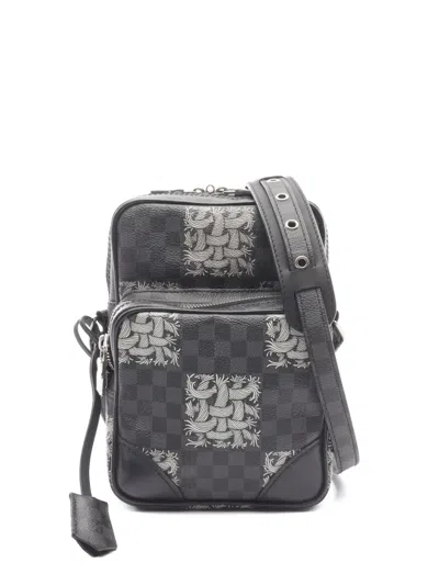 Pre-owned Louis Vuitton 2015 Amazon Christopher Nemeth Messenger Bag In Black
