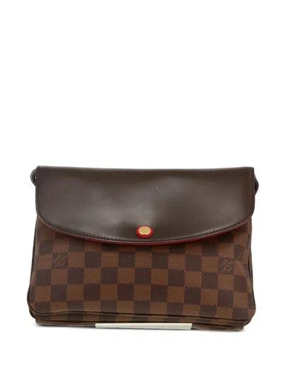 Pre-owned Louis Vuitton 2015 Aurore Shoulder Bag In Brown