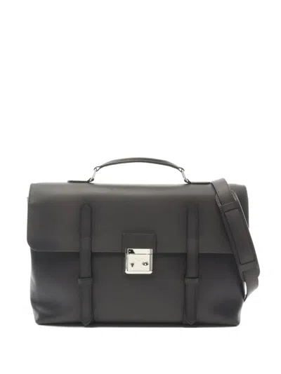 Pre-owned Louis Vuitton 2015 Cartable Briefcase In Grey
