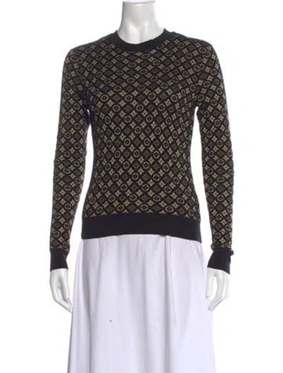 Pre-owned Louis Vuitton 2015 Cashmere Sweater In Black