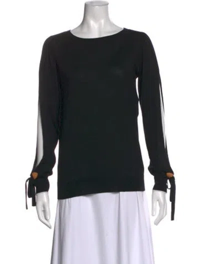 Pre-owned Louis Vuitton 2015 Cashmere Top In Black