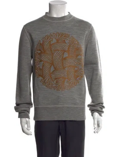 Pre-owned Louis Vuitton 2015 Christopher Nemeth Rope Motif Sweatshirt In Gray