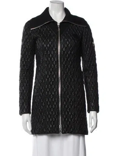 Pre-owned Louis Vuitton 2015 Coat In Black