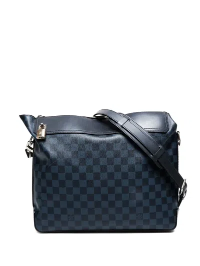 Pre-owned Louis Vuitton 2015 Damier Cobalt Messenger Bag In Blue
