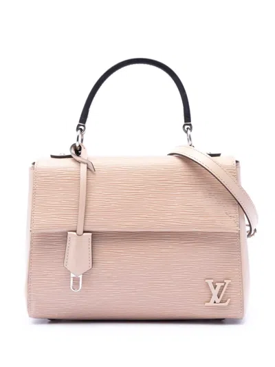 Pre-owned Louis Vuitton 2015 Epi Cluny Bb Satchel In Brown