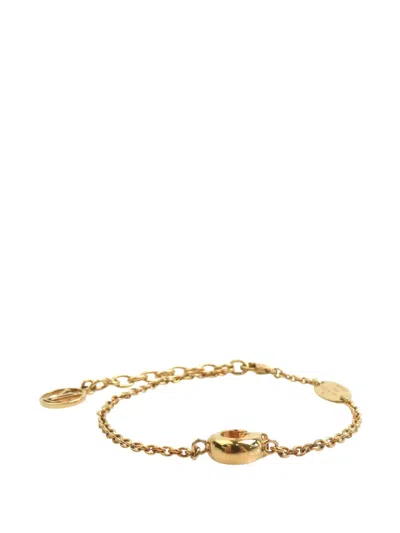 Pre-owned Louis Vuitton 2015 Gold Plated Lv & Me Letter G Bracelet Costume Bracelet