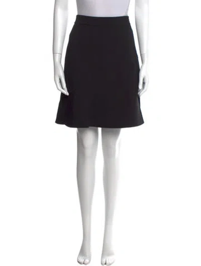 Pre-owned Louis Vuitton 2015 Knee-length Skirt In Black
