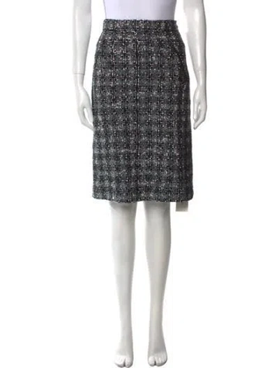 Pre-owned Louis Vuitton 2015 Knee-length Skirt In Black