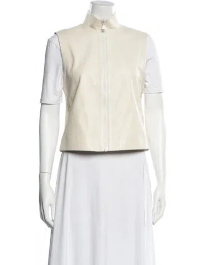 Pre-owned Louis Vuitton 2015 Lambskin Vest In Neutrals
