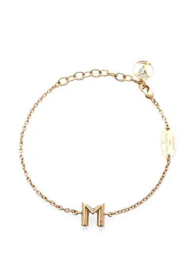 Pre-owned Louis Vuitton 2015 Lv&me M Bracelet In Gold
