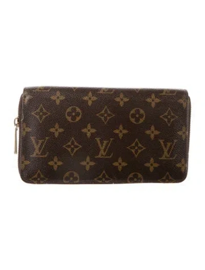 Pre-owned Louis Vuitton 2015 Lv Monogram Insolite Wallet In Brown
