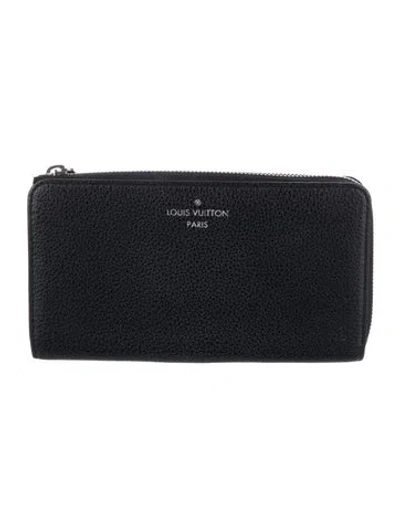Pre-owned Louis Vuitton 2015 Lv Monogram Zippy Wallet In Black