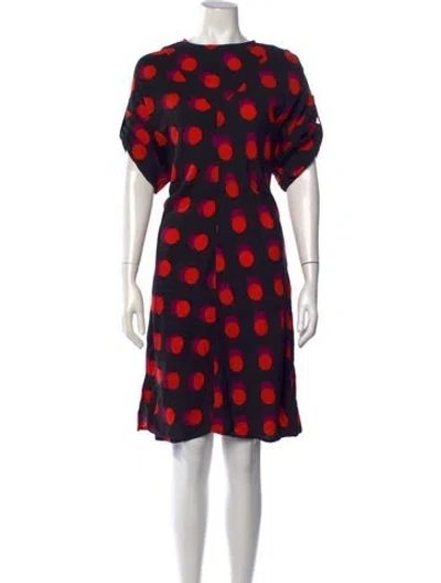 Pre-owned Louis Vuitton 2015 Mini Dress In Black/red