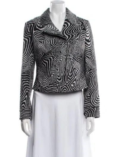 Pre-owned Louis Vuitton 2015 Mohair Biker Jacket In Multi