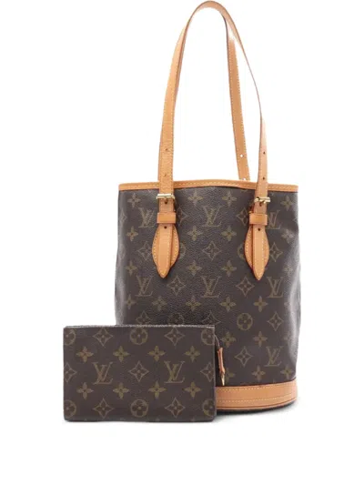 Pre-owned Louis Vuitton 2015 Monogram Bucket Shoulder Bag