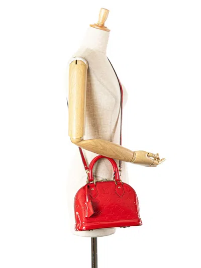 Pre-owned Louis Vuitton 2015 Monogram Vernis Alma Bb Satchel