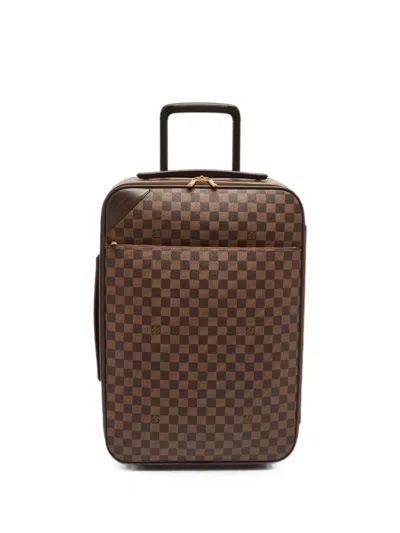 Louis Vuitton 2015 Pegase Legere Luggage In Brown