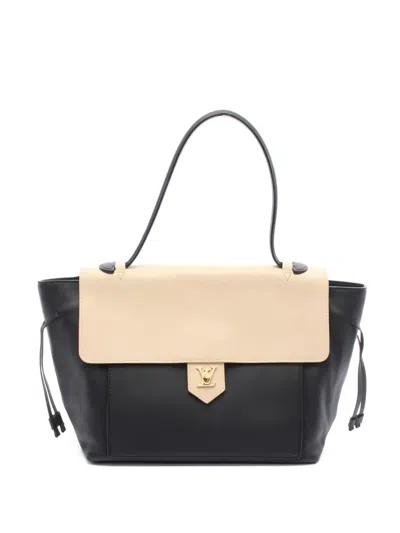 Pre-owned Louis Vuitton 2015 Rock Me Mm Tote Baf In Black