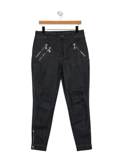 Pre-owned Louis Vuitton 2015 Skinny Leg Jeans In Blue