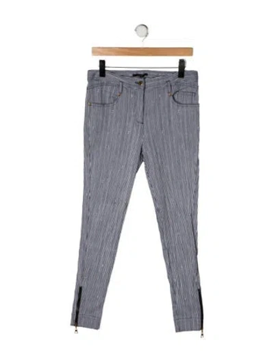 Pre-owned Louis Vuitton 2015 Skinny Leg Jeans In Gray