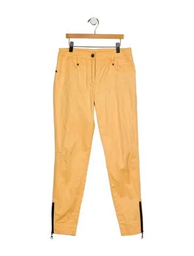 Pre-owned Louis Vuitton 2015 Skinny Leg Jeans In Yellow