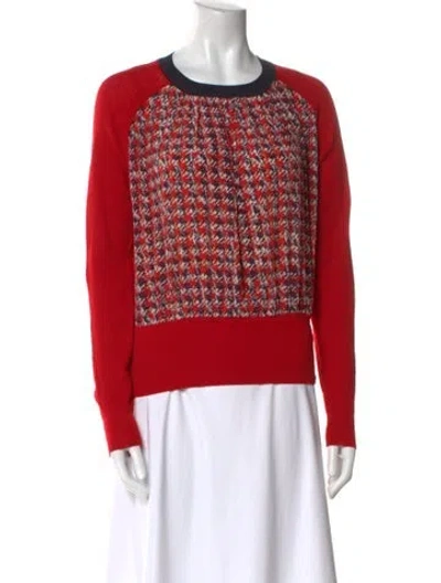 Pre-owned Louis Vuitton 2015 Wool Sweatshirt In Red