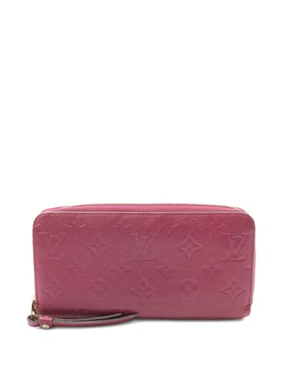 Pre-owned Louis Vuitton 2015 Zippy Wallet In Pink
