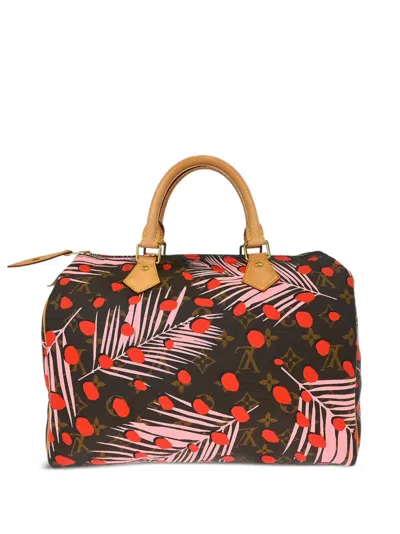Pre-owned Louis Vuitton 2016 30 Speedy Tote Bag In Brown