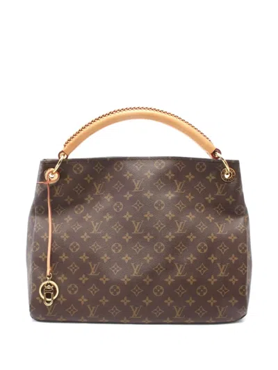 Pre-owned Louis Vuitton 2016 Artsy Mm Monogram Canvas Shoulder Bag In Brown