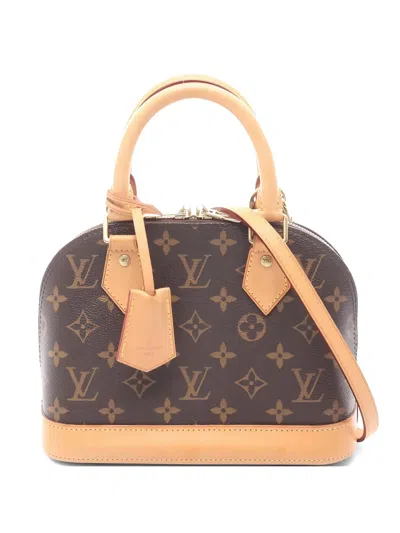 Pre-owned Louis Vuitton 2016 Bb Alma Handbag In Brown