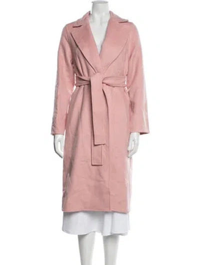Pre-owned Louis Vuitton 2016 Cashmere Coat In Pink