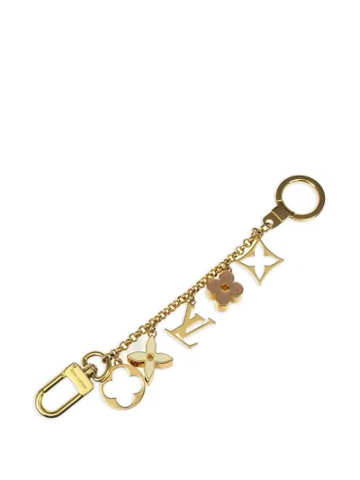 Pre-owned Louis Vuitton 2016 Chain Fleur De Monogram Bag Charm