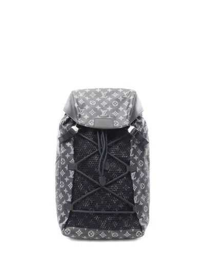 Pre-owned Louis Vuitton 2016 Chapman Backpack In Blue