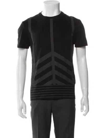 Pre-owned Louis Vuitton 2016 Crew Neck T-shirt In Black