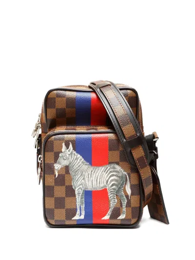 Pre-owned Louis Vuitton 2016 Damier Amazon Shoulder Bag In Brown