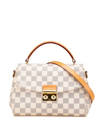 Pre-owned Louis Vuitton 2016 Damier Azur Croisette Satchel