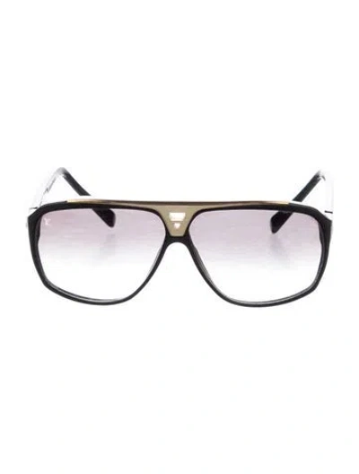 Pre-owned Louis Vuitton 2016 Evidence Sunglasses In Black