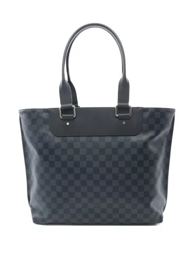 Pre-owned Louis Vuitton 2016 Hippopotamus Voyage Tote Bag In Black