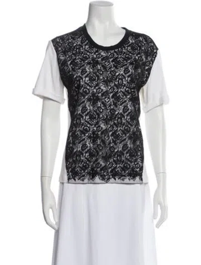 Pre-owned Louis Vuitton 2016 Lace Pattern T-shirt In Multi